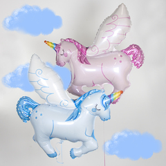 Шар F Фигура, Волшебный Единорог, Розовый, 44