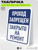 Табличка для частной территории 