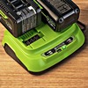 Ультрабыстрое двойное зарядное устройство Greenworks G24X2C8, 24V, 8A (2958807) — фото 12
