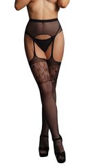 Чулки на поясе Garterbelt Stockings With Lace Top - 