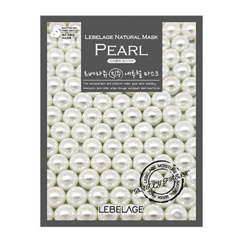 Lebelage Pearl Natural Mask - Тканевая маска для лица с экстрактом жемчуга