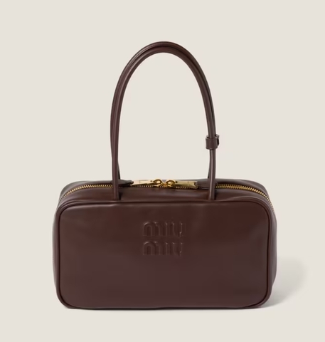 Сумка MIUMIU Beau Тёмно-коричневая