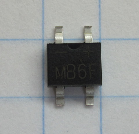 MB6F 600V, 0,5A