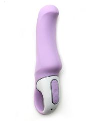 Сиреневый вибратор Satisfyer Vibes Charming Smile - 18,5 см. - 