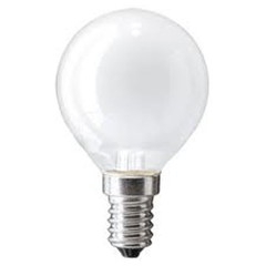 ФИЛИПС Лампа накаливания E14, 60W (P45 FR) шар матовая