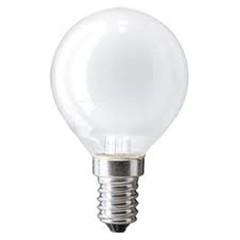 ФИЛИПС Лампа накаливания E14, 60W (P45 FR) шар матовая
