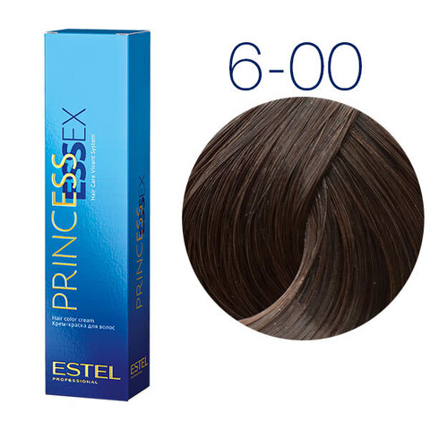 Estel Professional Princess Essex 6-00 (Темно-русый) - Крем-краска для седых волос
