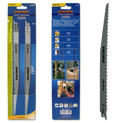 Пилки для сабельной пилы по дереву, ДСП ПРАКТИКА S1617K HCS, шаг 8 мм, длина 300 мм, 2 шт