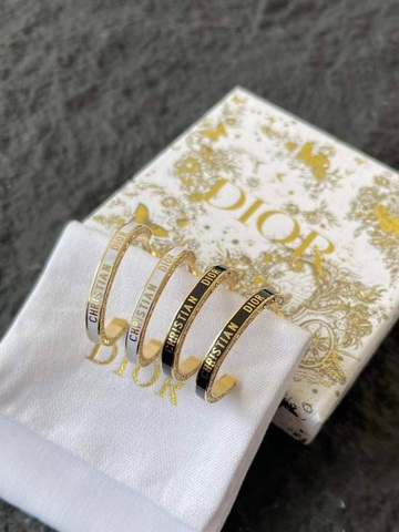 Серьги полукольца Dior