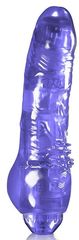 Фиолетовый вибратор LIGHT UP 100 RHYTHMS VIBE - 19 см. - 