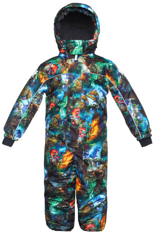 Зимний комбинезон AMADEO, принт "Динозавры"