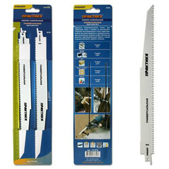 Пилки для сабельной пилы универсальные ПРАКТИКА S4860DF BIM, по  дер/мет/пласт, шаг 4 мм, длина 300
