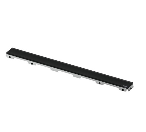 TECE 601594 Стеклянная панель TECEdrainline, 1500 мм, черная, сатинированная