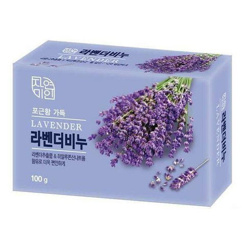 Mukunghwa Soap B Мыло туалетное с экстрактом лаванды Lavender Beauty Soap