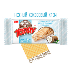 Вафли Today Wafer Coconut Cream с кокосовым кремом 35гр