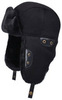 Картинка шапка-ушанка Skully Wear LFM 199_black leather - 3