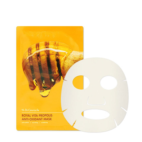 Dr.Ceuracle Royal Vita Propolis Antioxidant Mask Тканевая маска с прополисом 1 шт 30 мл