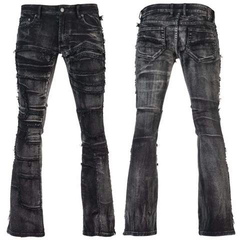 Wornstar | Джинсы мужские REMNANT PANTS W145 перед и сзади