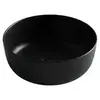 Ceramica Nova CN6073MB Раковина накладная круглая 356*356*135, без перелива, цвет черный матовый