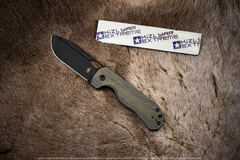 Складной нож Kizer Bugai сталь CPM 3V BlackWash рукоять Микарта