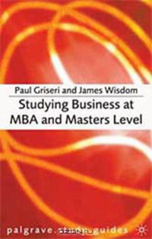 Stuying Business at MBA and Masters Level