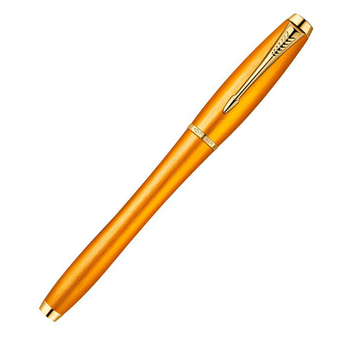 Parker Urban Premium - Mandarin Yellow GT, перьевая ручка, F
