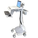 Ergotron StyleView Мобильное рабочее место д/ноутбука, с акк. 230V50Hz 66Ah SLA, с доп. корзиной