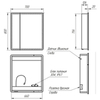 Lemark ELEMENT LM70ZS-E Шкаф зеркальный 70х80 см 2-х дверный, с подсветкой, с розеткой, цвет корпуса: Белый
