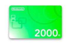 Карта оплаты Nintendo 2000 JPY Japan [Цифровая версия]