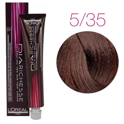 L'Oreal Professionnel Dia Richesse 5.35 (Шоколадный каштан) - Краска для волос