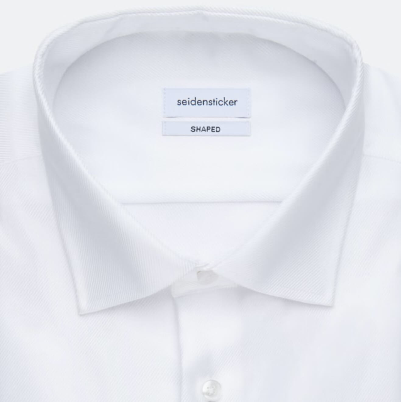 Сорочка мужская Seidensticker Shaped Fit 01.253690-01 из твила белая