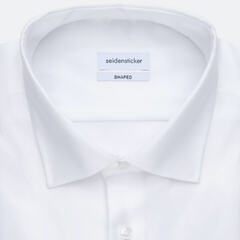 Сорочка мужская Seidensticker Shaped Fit 01.253690-01 из твила белая