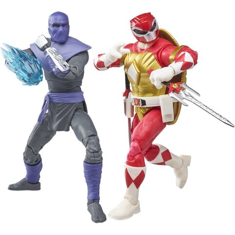 Фигурка Hasbro Power Rangers X Teenage Mutant Ninja Turtles:  Foot Soldier Tommy and Raphael Red