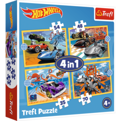 Puzzle Hot Wheels vehicles