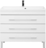 Aquanet 212871 Тумба с раковиной Aquanet Верона 100 белый (напольная 3 ящика) (212871)
