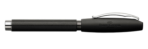 Перьевая ручка Faber-Castell Basic Black Leather перо M