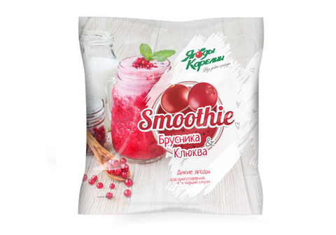 Смесь для смузи "Брусника и Клюква" замороженная, 300г