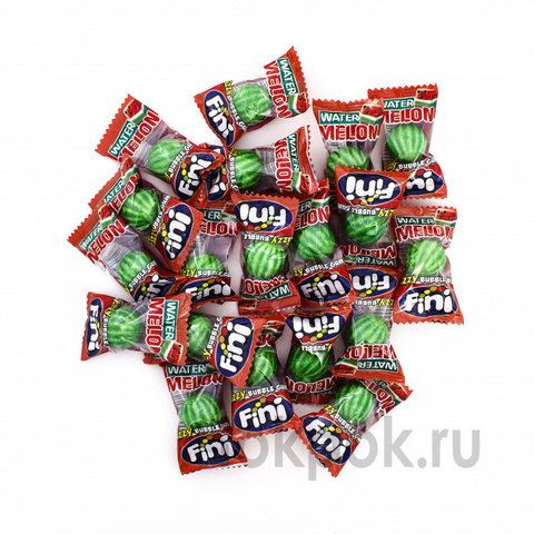 Жевательная резинка с жидким центром Fini watermelon gum, 5 гр