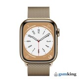Apple Watch Series 9 GPS + Cellular 41mm Gold Stainless Steel Case with Gold Milanese Loop