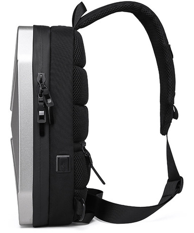 Картинка рюкзак однолямочный Ozuko 9509 Carbon - 6