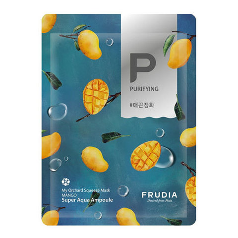 Frudia My Orchard Squeeze Mask Mango - Маска тканевая смягчающая с манго