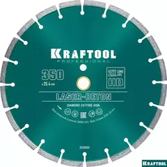 KRAFTOOL LASER-BETON 350 мм (25.4/20 мм, 10х3.2 мм), алмазный диск (36686-350)