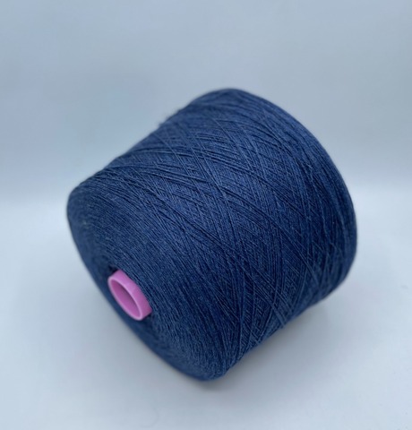 Zegna Baruffa (пр. Италия), art-Cashmere, 2/28 1400м/100 гр. 100% Кашемир, цвет- Синий меланж(530/22/725), арт-35621
