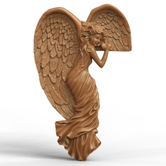 Силиконовый молд № 2939 Ангелы 2 в 1