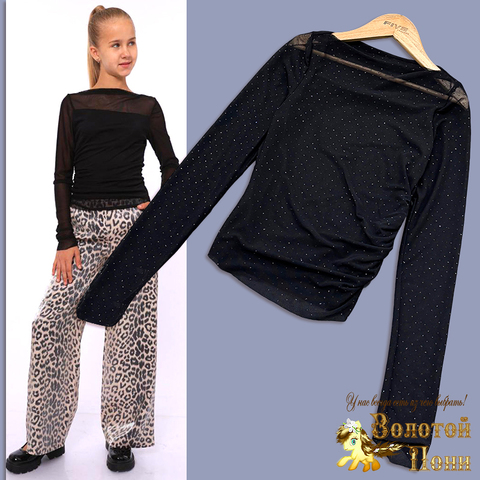 Лонгслив нарядный д (9-13) 261110-J4025