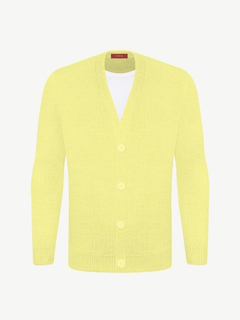 Кардиган с пуговицами из мягкой шерсти