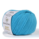Пряжа Gazzal Baby Wool 820 бирюза