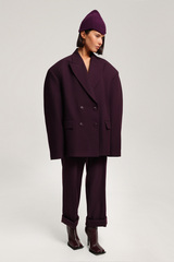 Жакет с защипами на спине