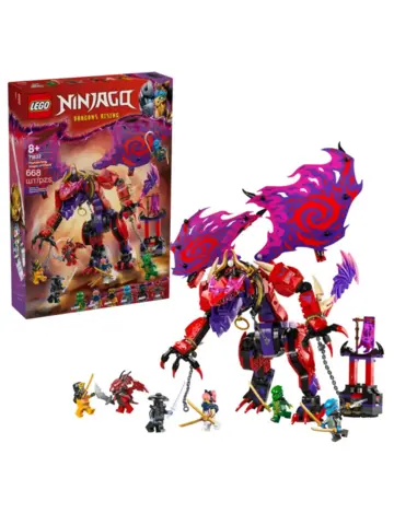 Конструктор NINJAGO 71832 Дракон хаоса с Громовым Клыком