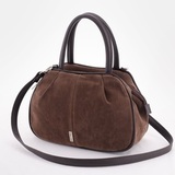 Сумка Саломея 479 эко-замша шоколад